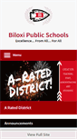 Mobile Screenshot of biloxischools.net